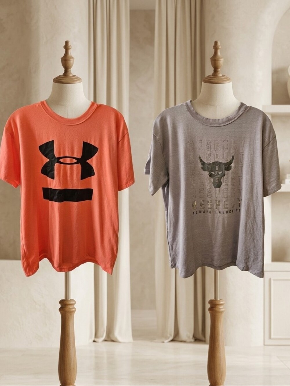 Bundle of 2 Under Armour Graphic T-Shirts ā Size Medium